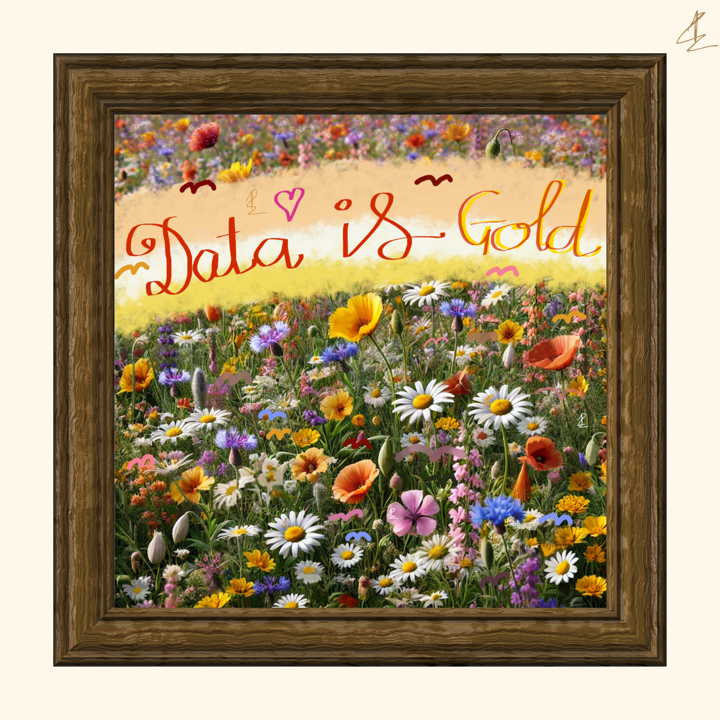 (Pre-sale) Data is Gold in Flowers | Phuong Le Memo